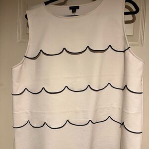 Ann Taylor sleeveless cream top
